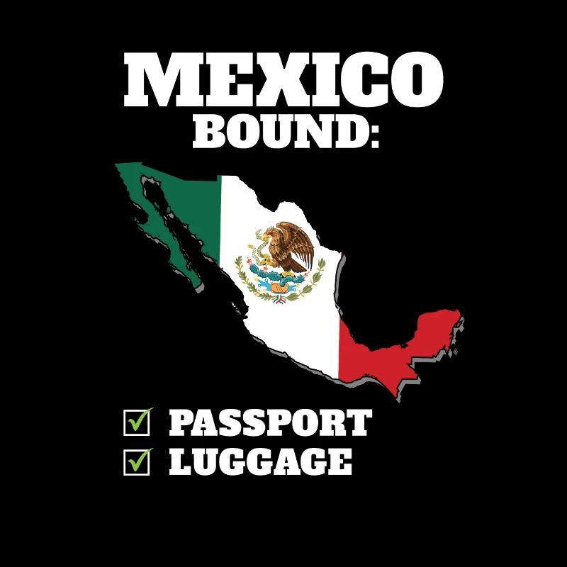 Mexique Voyage à la campagne Drapeau mexicain Vacances