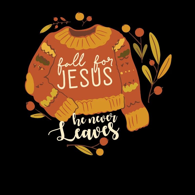 Fall for Jesus Believer Religious Christian