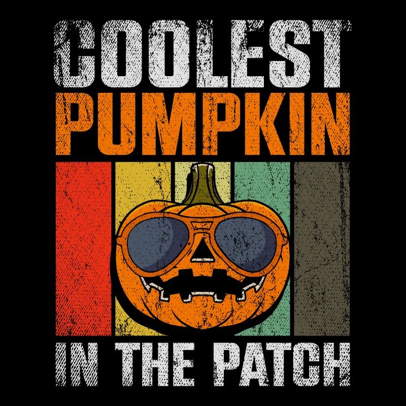 La citrouille la plus cool du patch Halloween