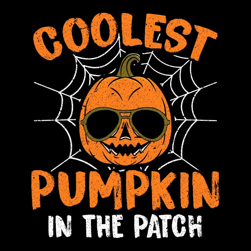 La citrouille la plus cool du patch Halloween