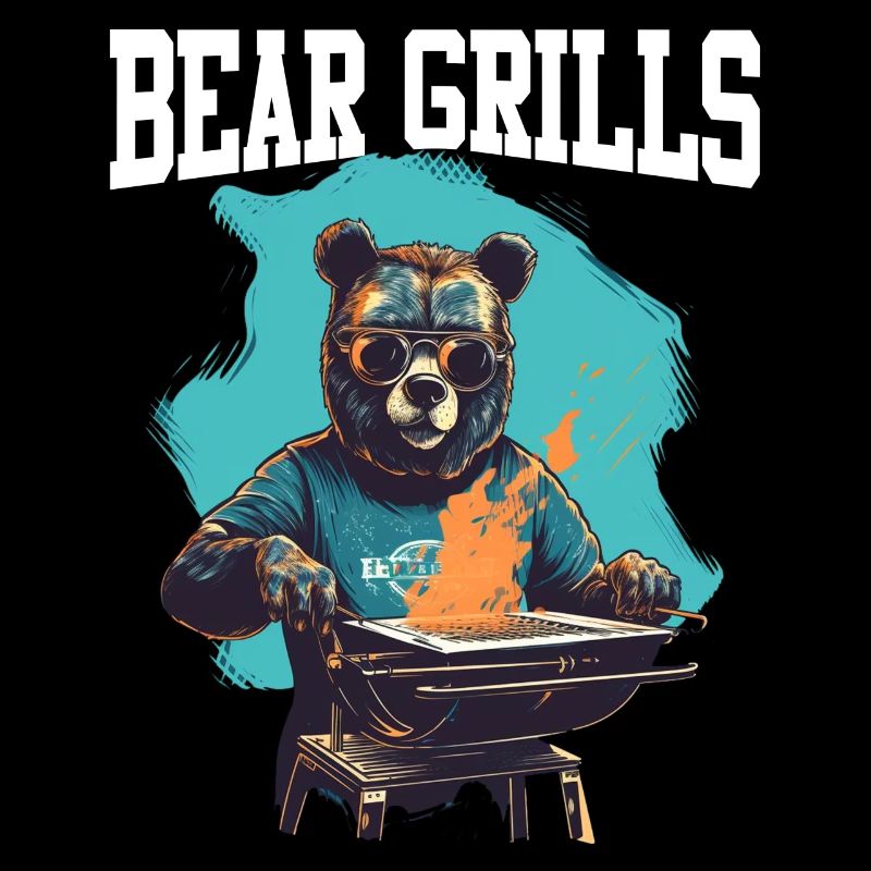 Bear Grills Barbecue BBQ Grilling Wilderness