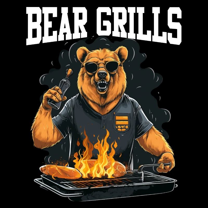 Bear Grills Barbecue BBQ Grilling Wilderness