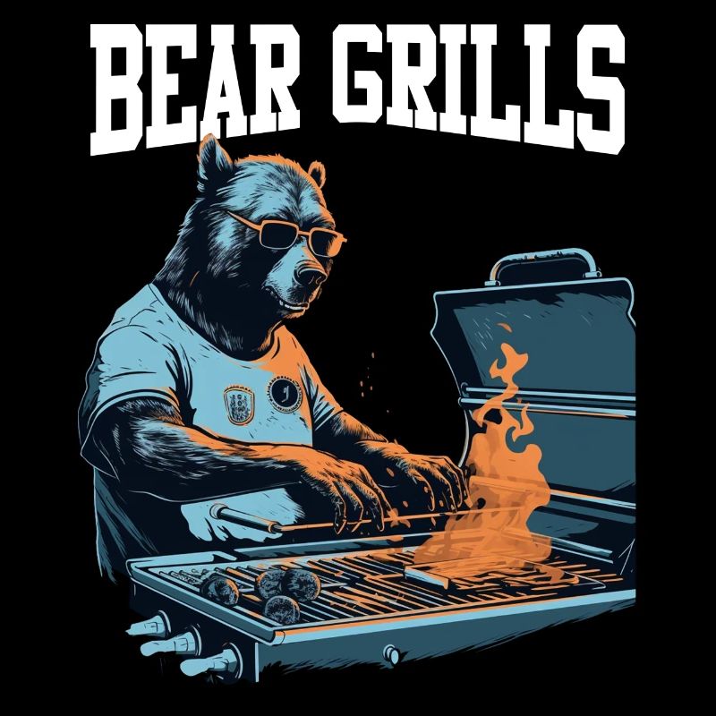Bear Grills Barbecue BBQ Grilling Wilderness