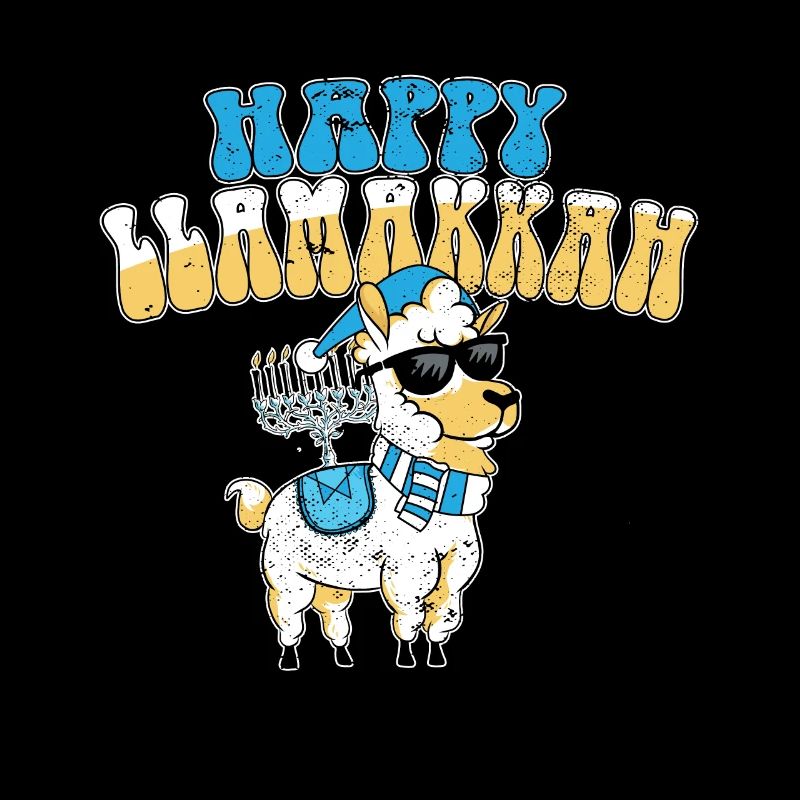 Hanoukka Costume Juif Lama Joyeux Llamakkah