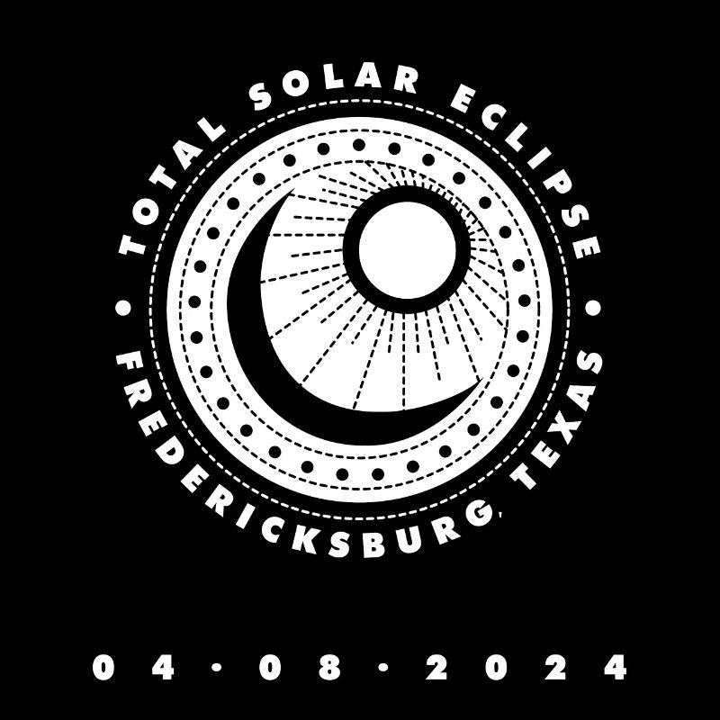 Fredericksburg, Texas, Totalité, Éclipse Solaire Totale