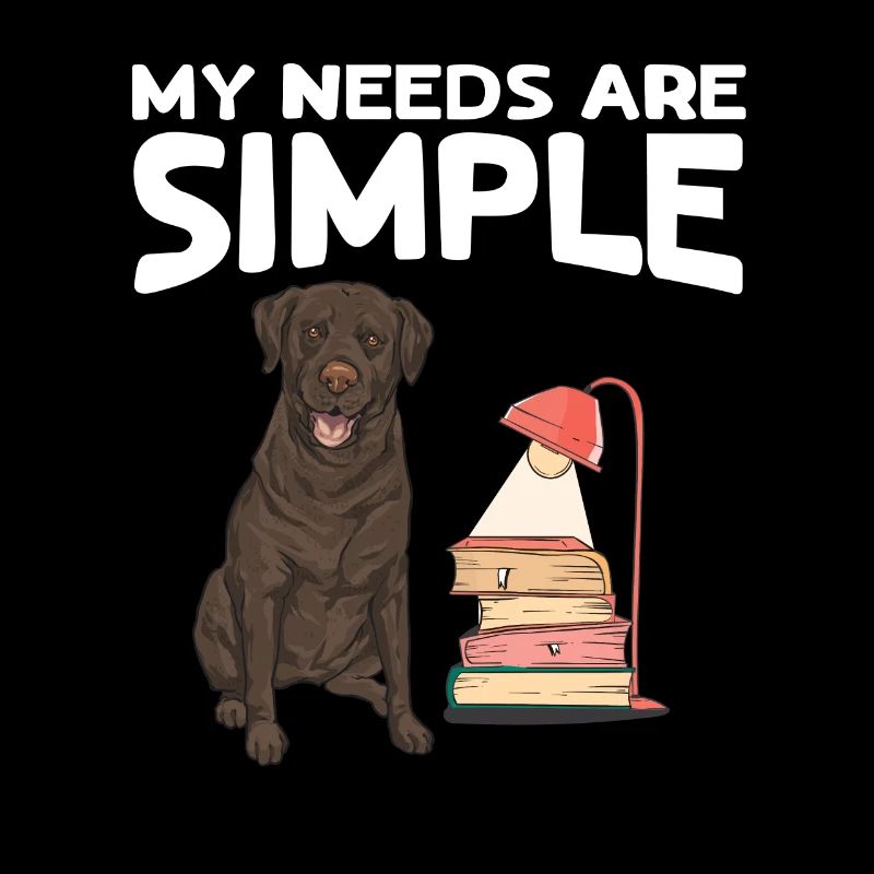 Chien Labrador Retriever chocolat