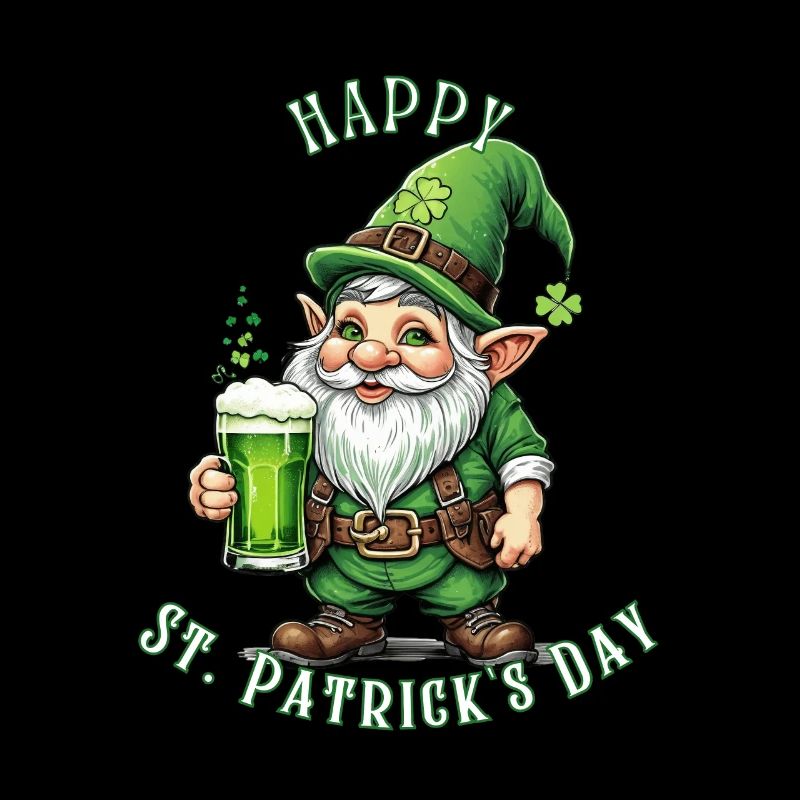 St. Patrick's Day Leprechaun I Green Beer I