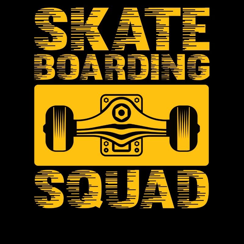 Skateboard funny skateboard squad and skating
