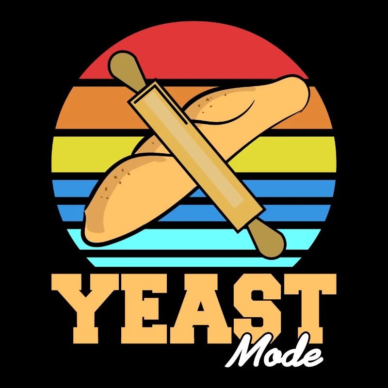 Yeast Mode Funny Retro Baker T-Shirt Present Gift