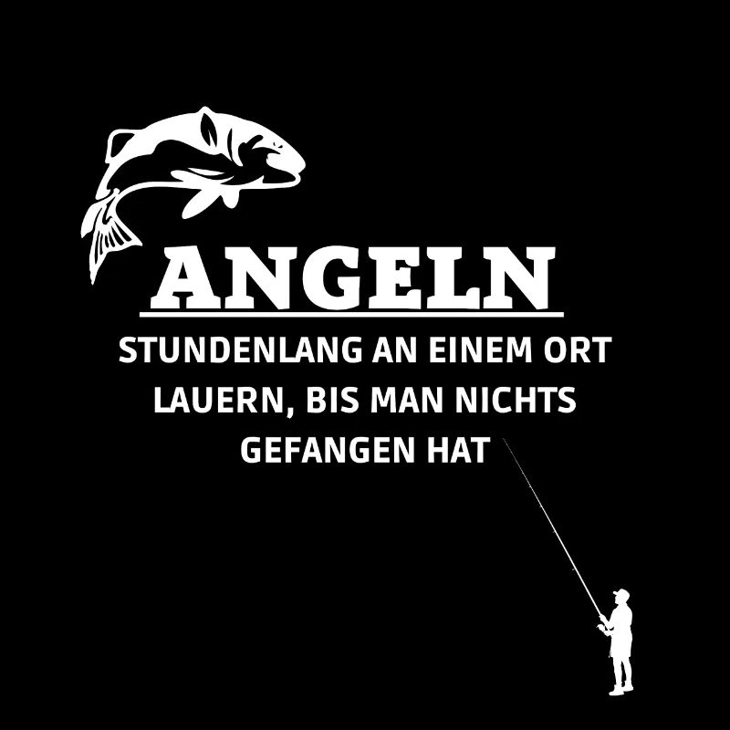 ANGELN STUNDENLANG AM EINEM ORT LAUERN