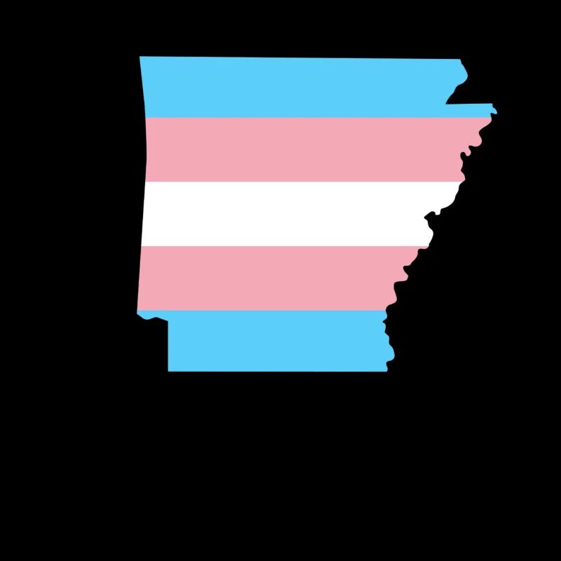 Trans Flag Arkansas LGBT Pride Support