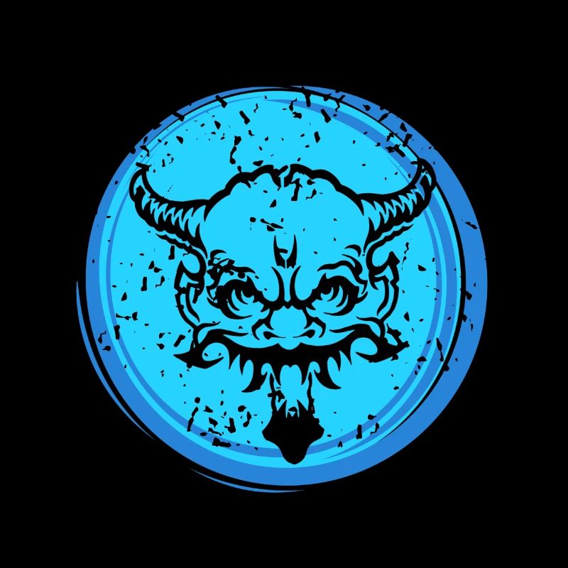 Retro Demon Devil Art Halloween Designs