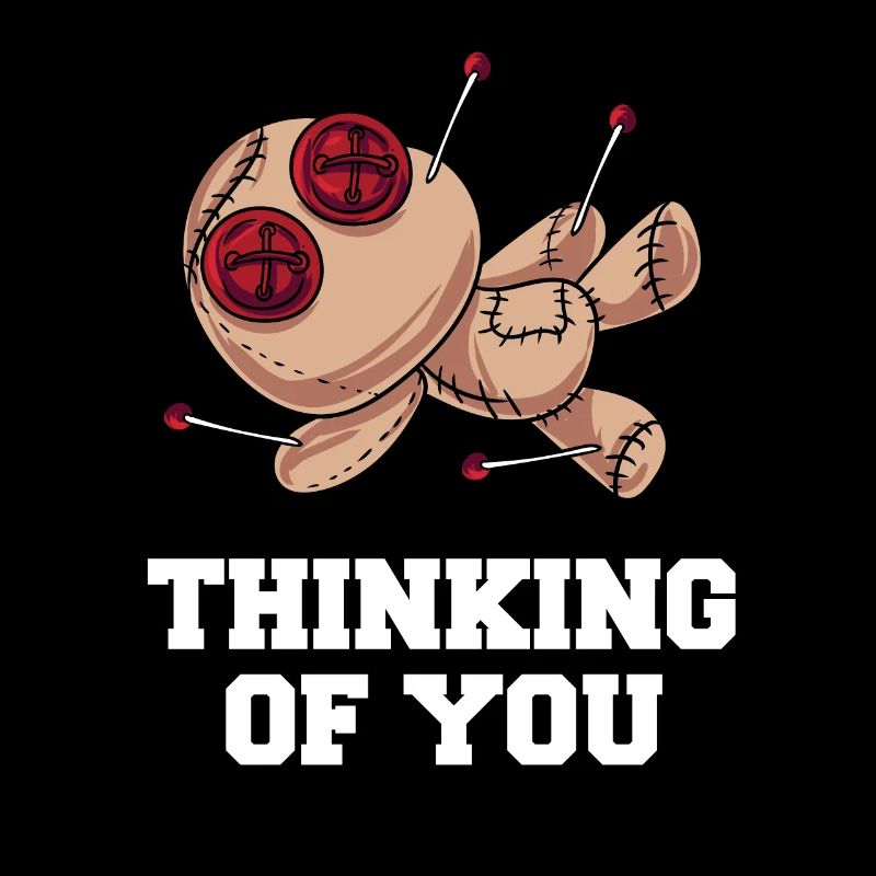 Denken Sie an Voodoo Doll Design