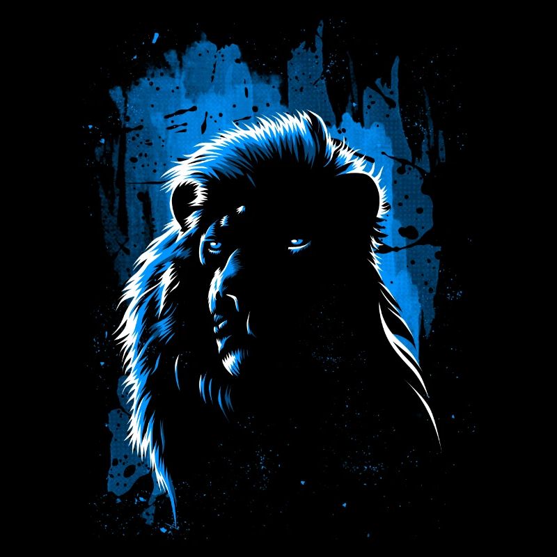 Der blaue König der Savanne