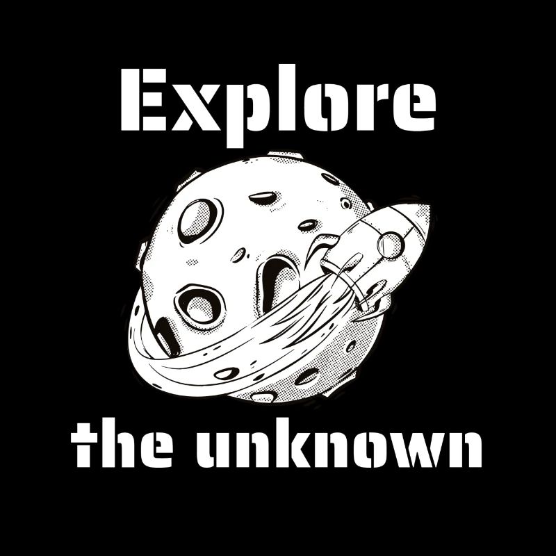 Explore The Unknown Retro Outer Space Designs