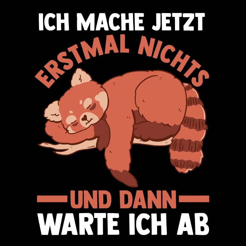Ich Mach Jetzt Erstmal Nichts Roter Panda