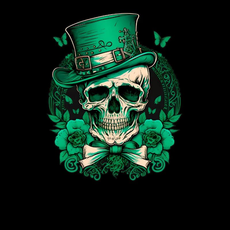 Crâne de sucre Saint Patrick Jour des morts