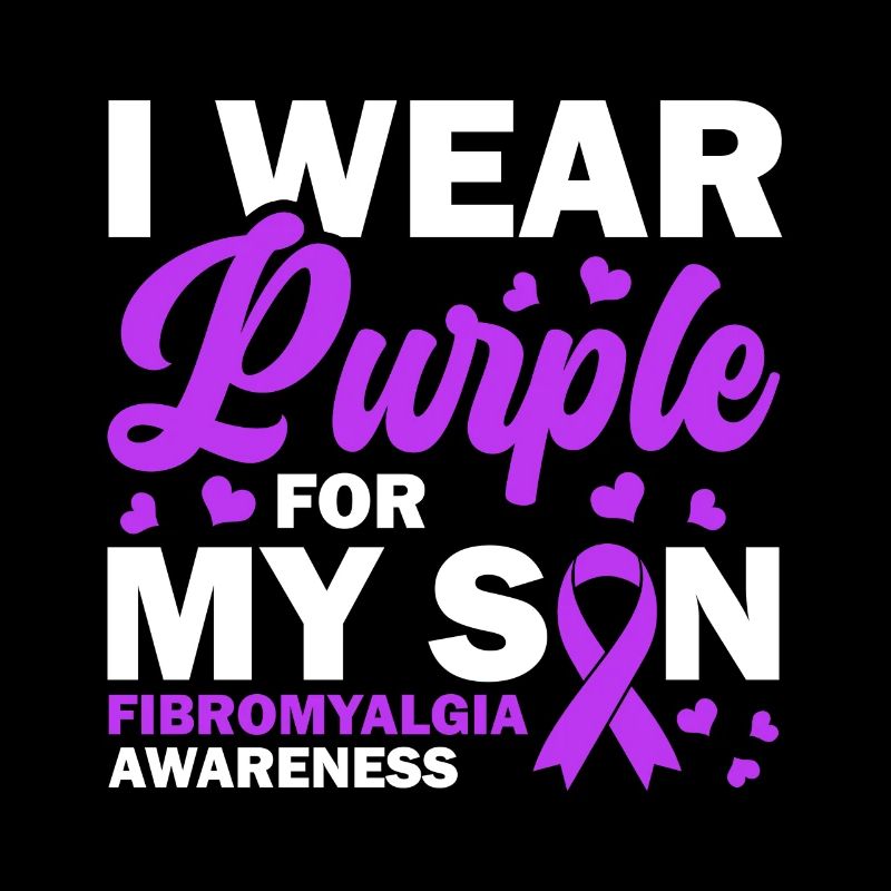 Conscience de la fibromyalgie Je porte du violet pour