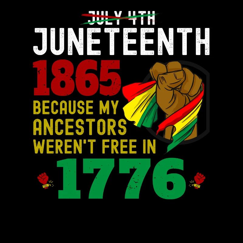 July 4th Junenth 1865 Because My Ancestors, Brown