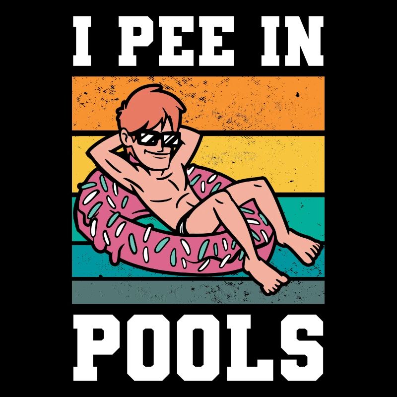 Je fais dans les piscines drôle de compagnon de piscine