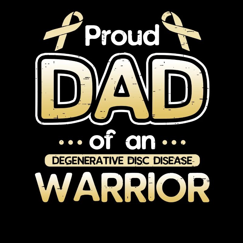 Stolzer Vater Eines Kriegers Gegen Degenerative