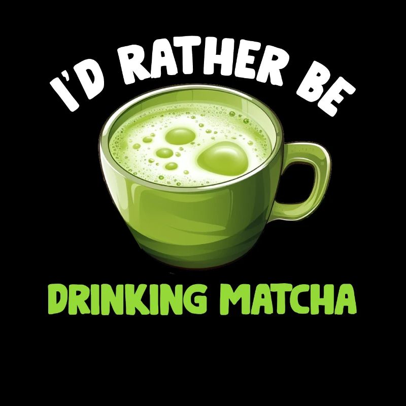 Matcha Tea Latte Lover Pour Thé Vert Matcha Drôle