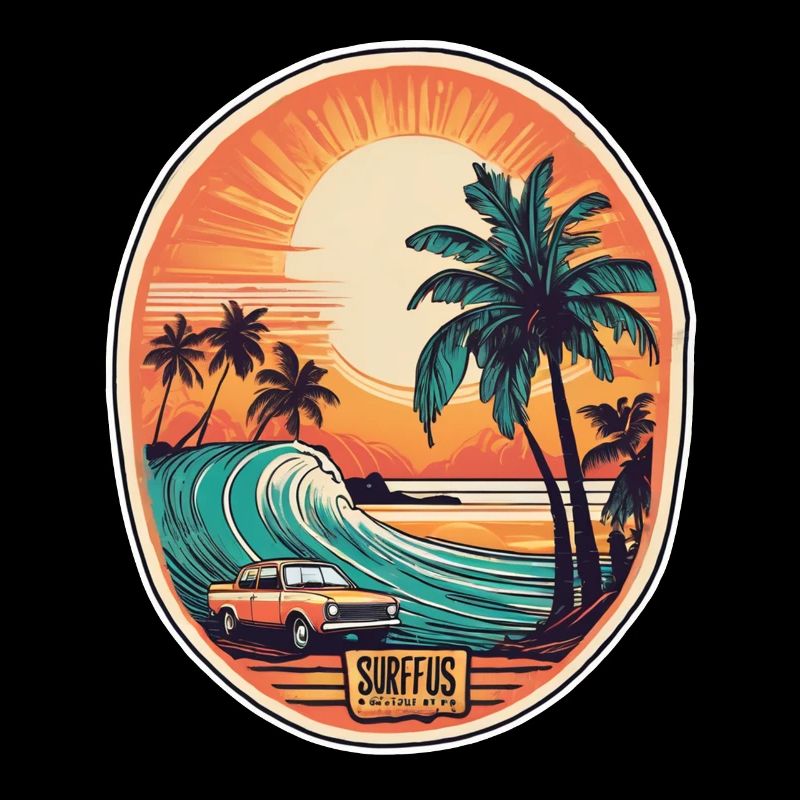 surf plage palmier soleil vacances