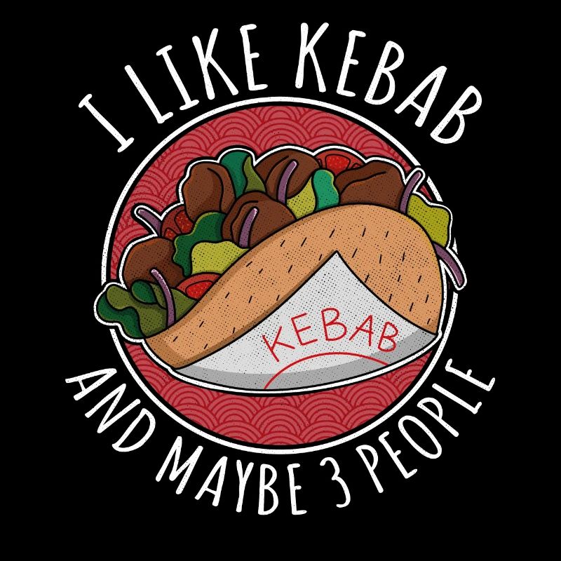I like kebab abd maybe 3 people Straßenessen
