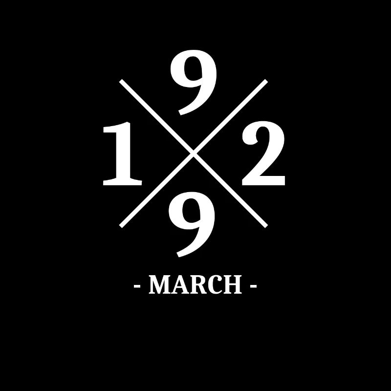 Anniversaire minimal mars 1992 - Simple