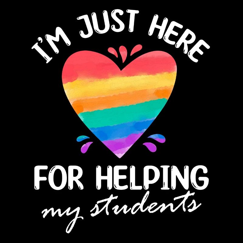 I'm just here for helping my students Para