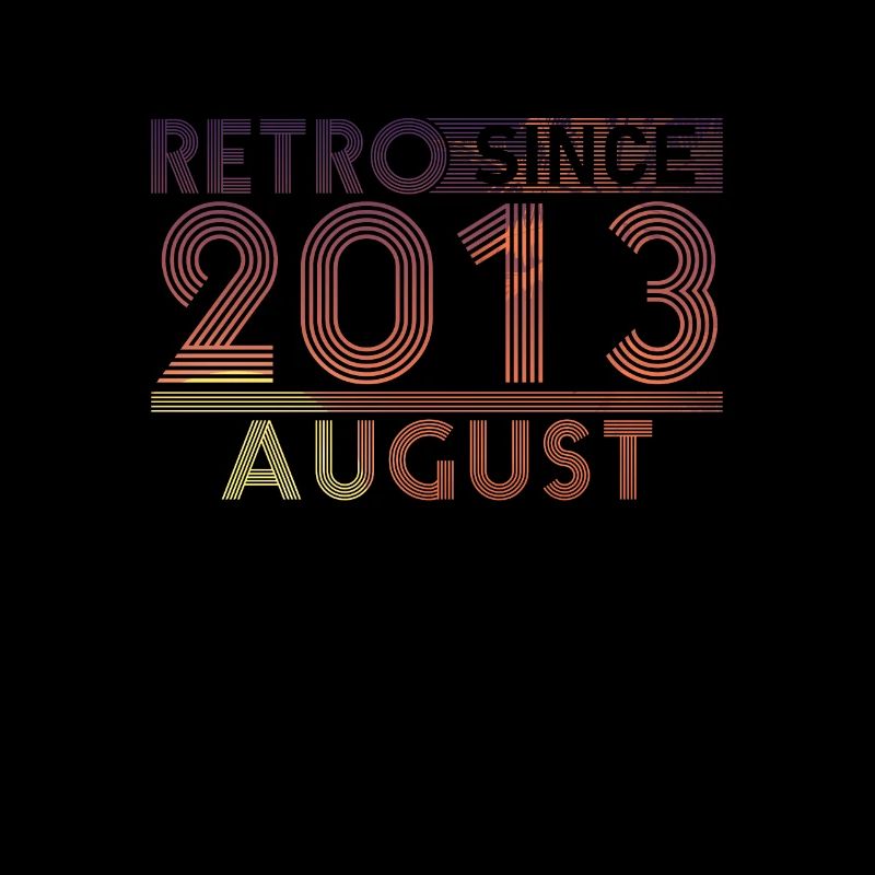 Retro Geburtstag August 2013 - Sunset line