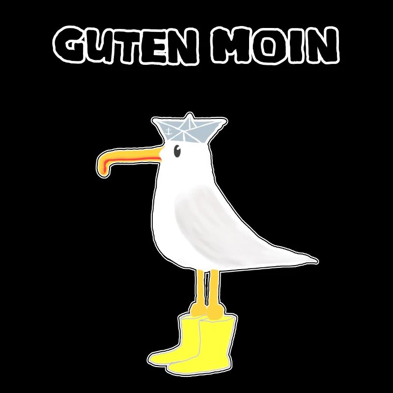 Guten Moin Möwe servus hello guten Morgen morschen