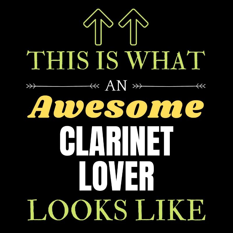 This is what an awesome Clarinet lover looks like