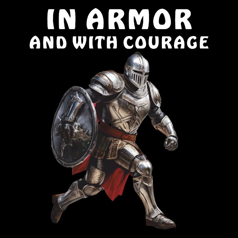 IN ARMOR AND WITH COURAGE