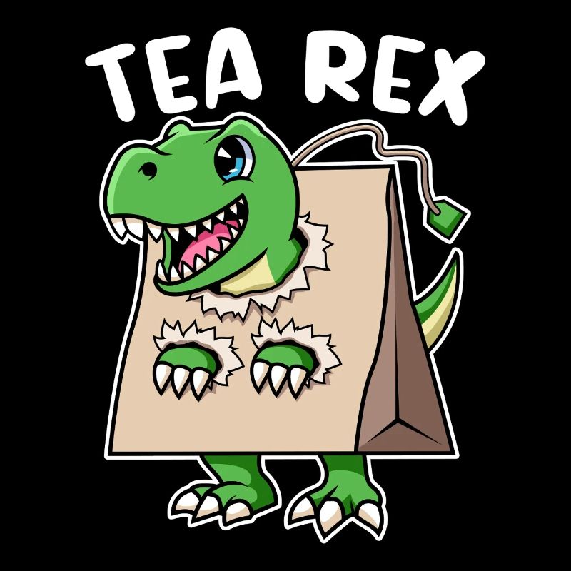 T-Rex Tyrannosaurus Rex Tee Trinker Dino mit Tee
