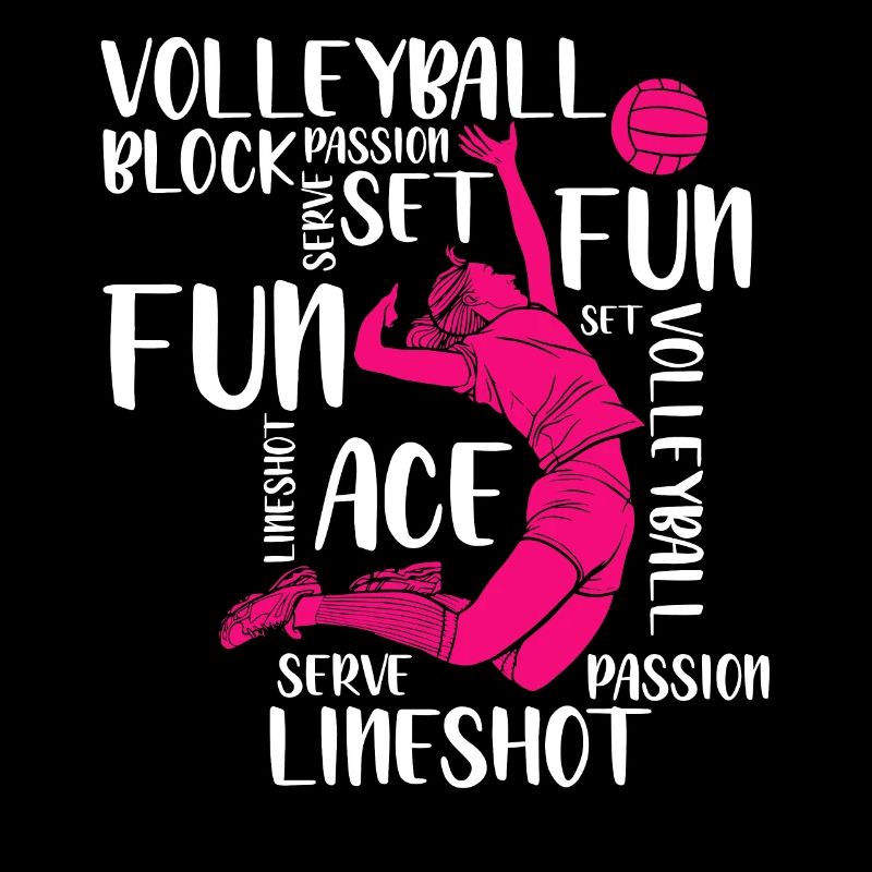 Volleyball Player Spike
