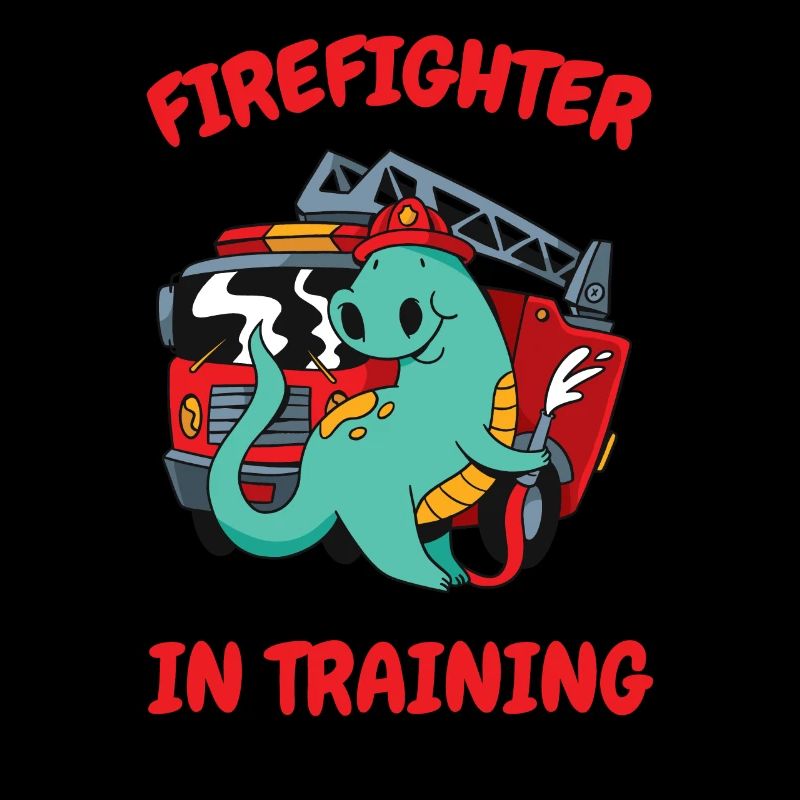Firefighter in training for children
