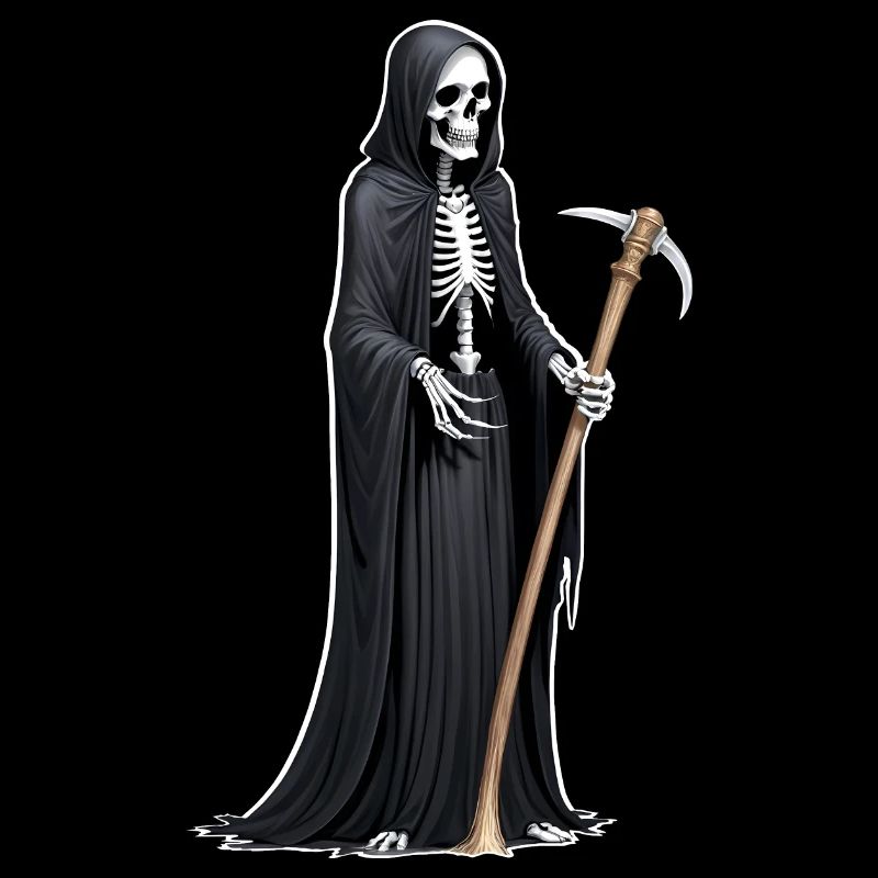 Death Grim Reaper Halloween Squelette effrayant