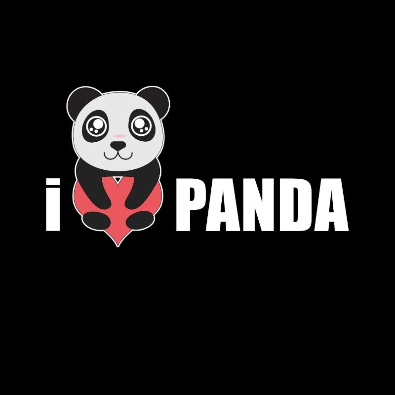 Ich liebe den Panda Bären Geschenk Valentinstag