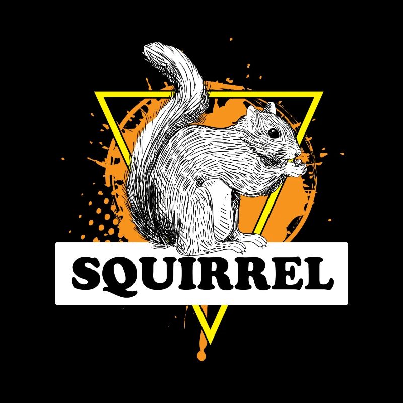 Squirrel nuts forest tree animal gift idea