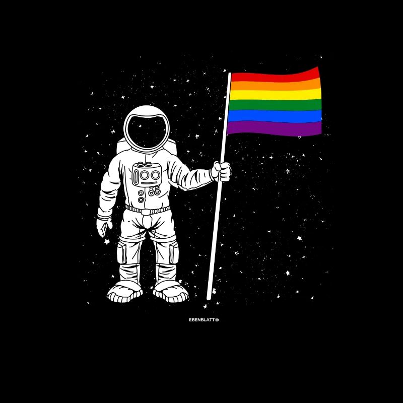 Astronaut LGBT gift