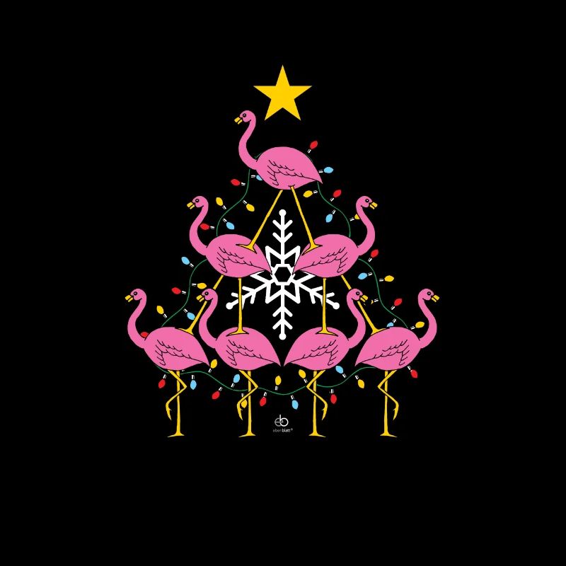 Flamingo-Weihnachtsbaumgeschenk