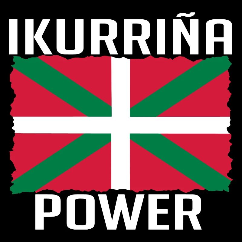 Basque flag Ikurrina power