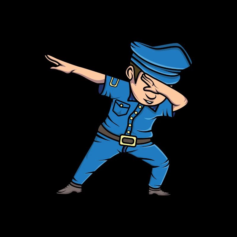 Dabbing Polizist Polizei Dab Lustiges Geschenk