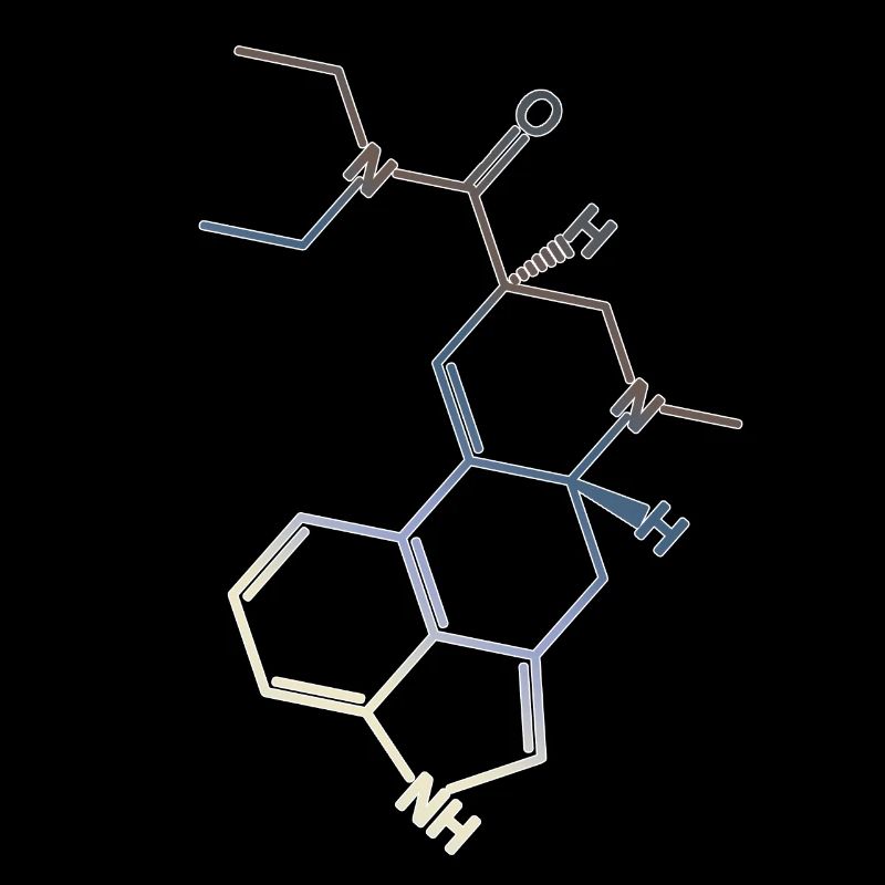 LSD Formule structurale A. Hofmann Bicycle Day