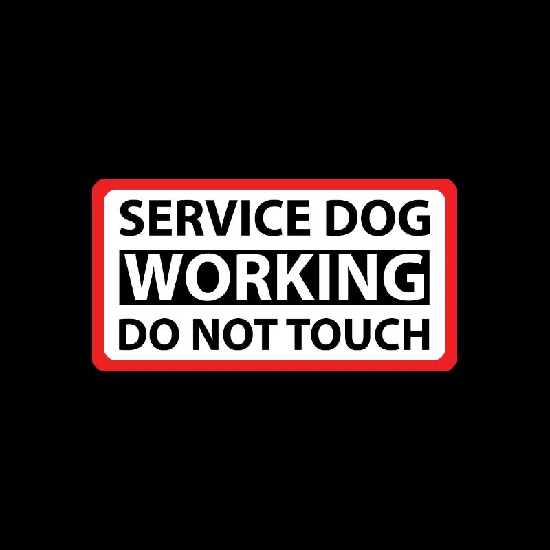 Dog Service Working Please Do Not Touch