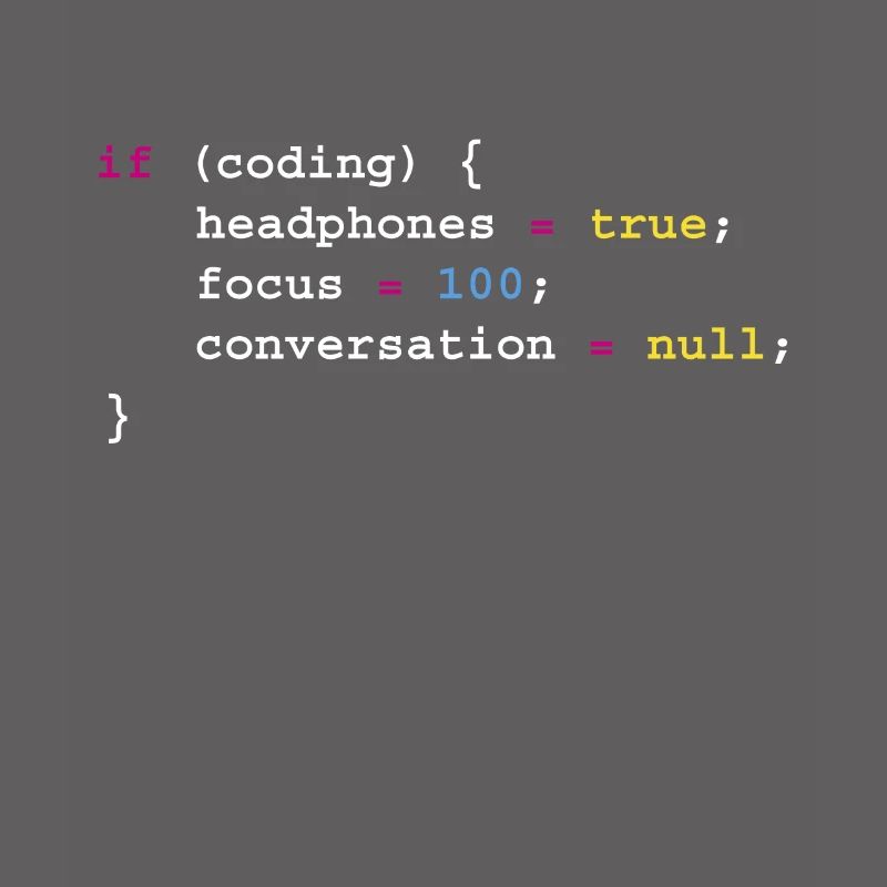 Programmierung Wenn Coding Headphones Tee, Programmierung