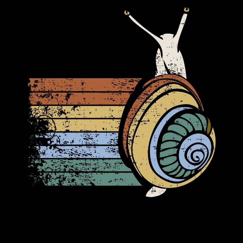 Animaux d'amour Rétro cadeau d'escargot idée de conception pour