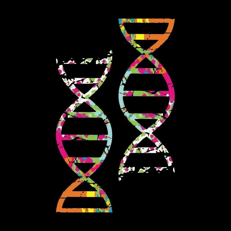 DNA molecule biologist or a geneticist gift