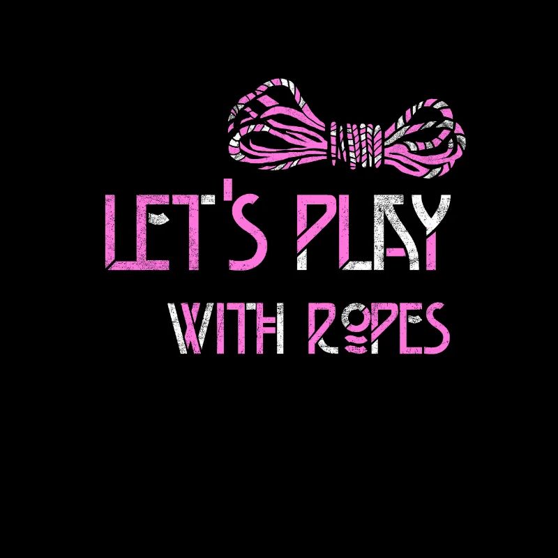 Let's Play With Ropes BDSM Shibari Bondage Kink Gi